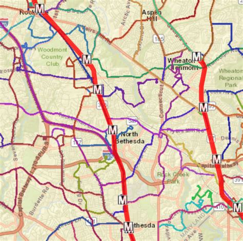 bethesda metro map|bethesda on map.